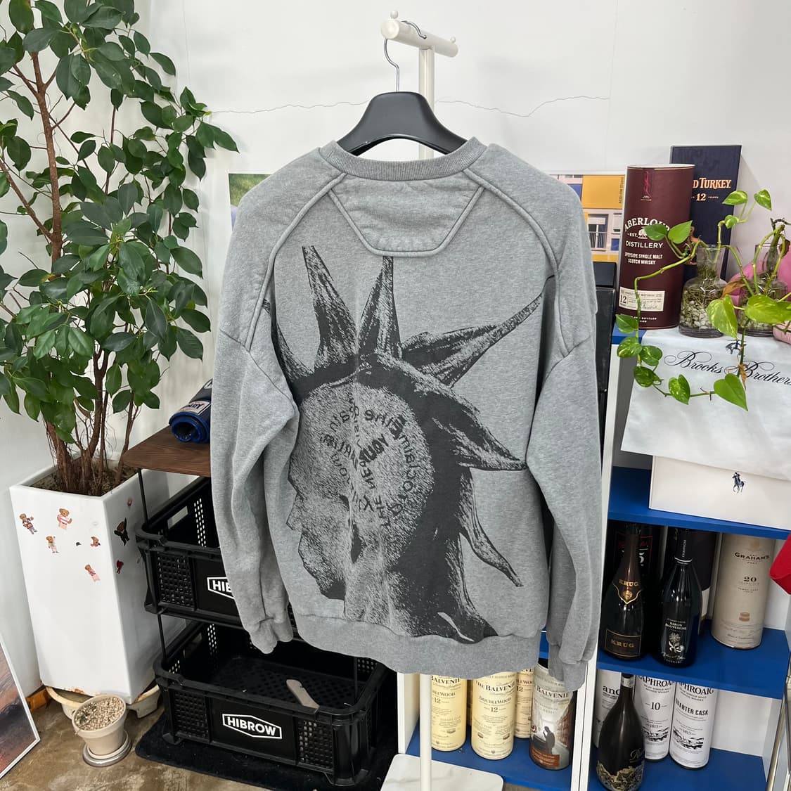 준지 프린팅 스웻셔츠 S 상품이미지3