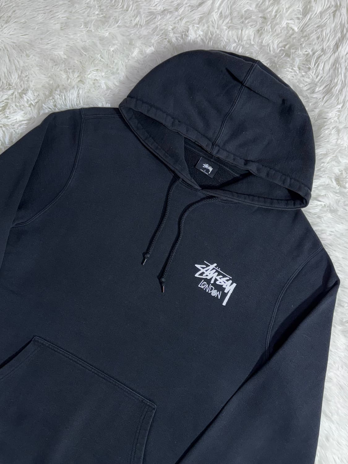 스투시 런던 블랙 빅로고 후ㄷ 상품이미지6