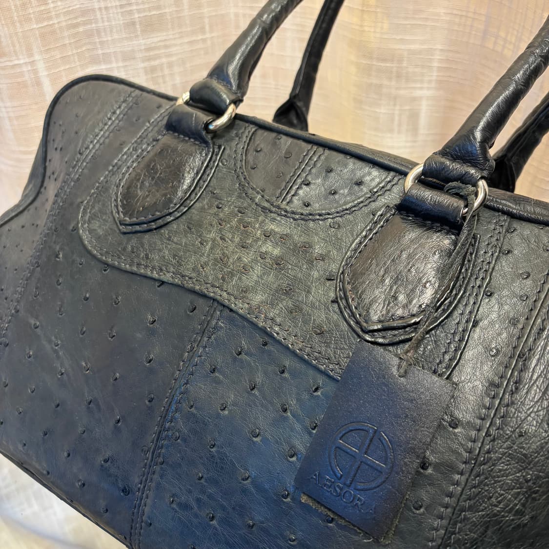 리얼 타조가죽 토트백     상품이미지4