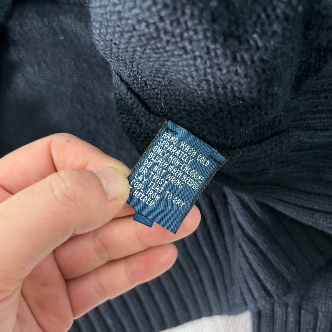 110 폴로랄프로렌 반집업 블랙 니트 상품이미지5