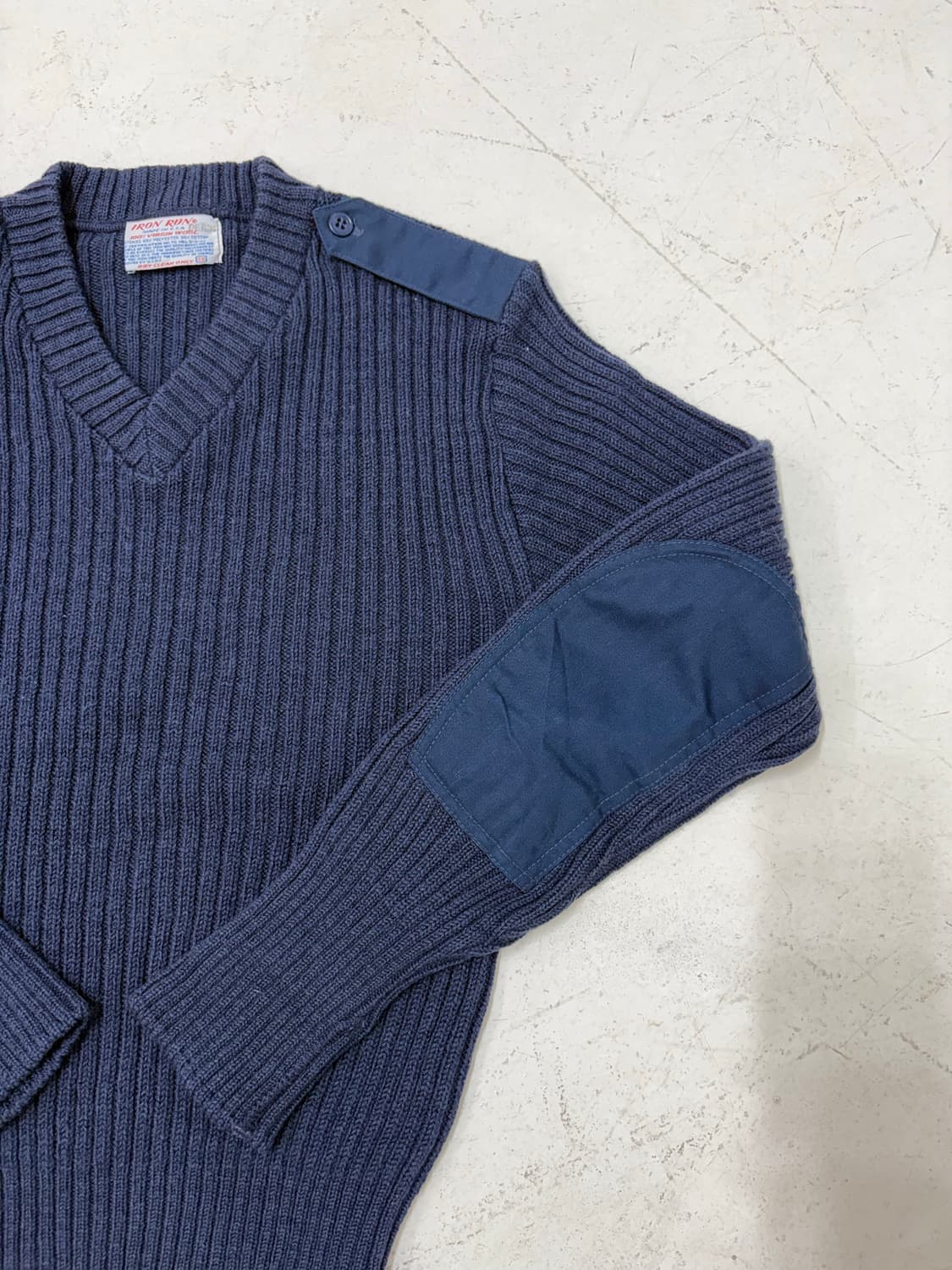 80‘s USAF Iron Run Wool sweater. 상품이미지3