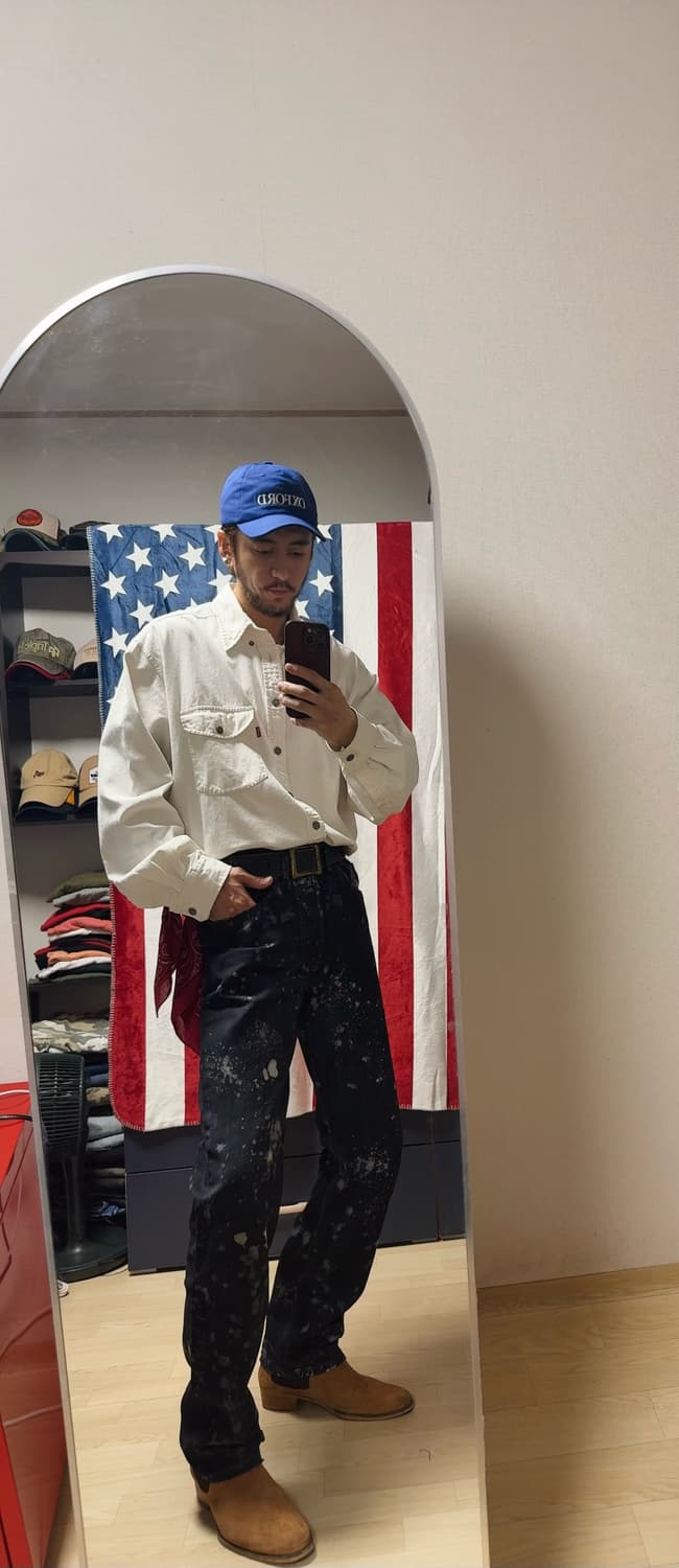 리바이스 501  페인팅 커스텀 빈티지 Levi’s 501 USA[33] 상품이미지3
