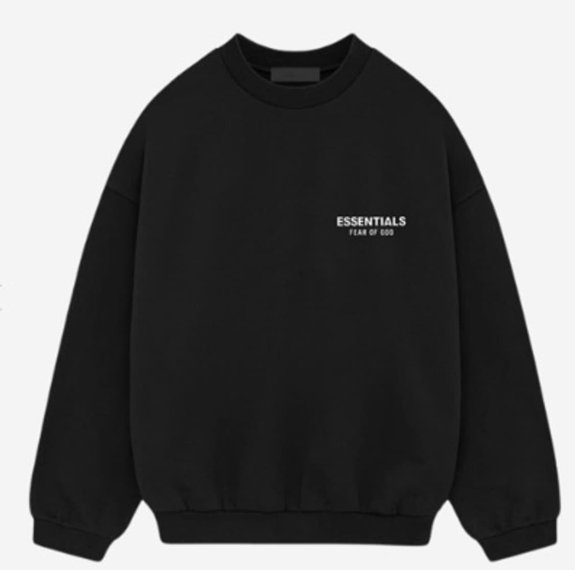 [L] 피어오브갓 에센셜 24fw 맨투맨 블랙 상품이미지2
