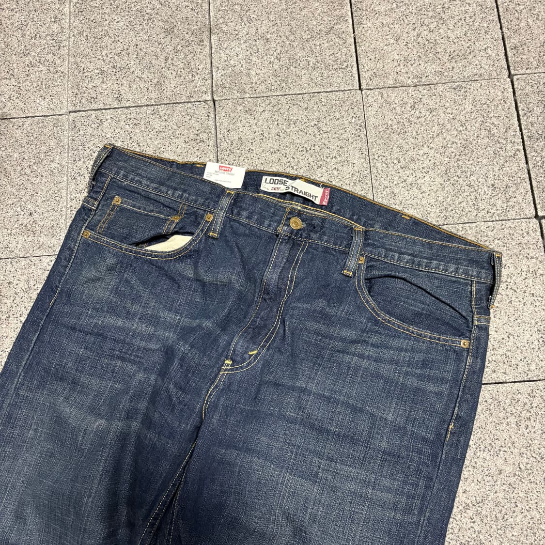 리바이스 569 루즈스트레이트 인디고(데드스탁) 상품이미지3