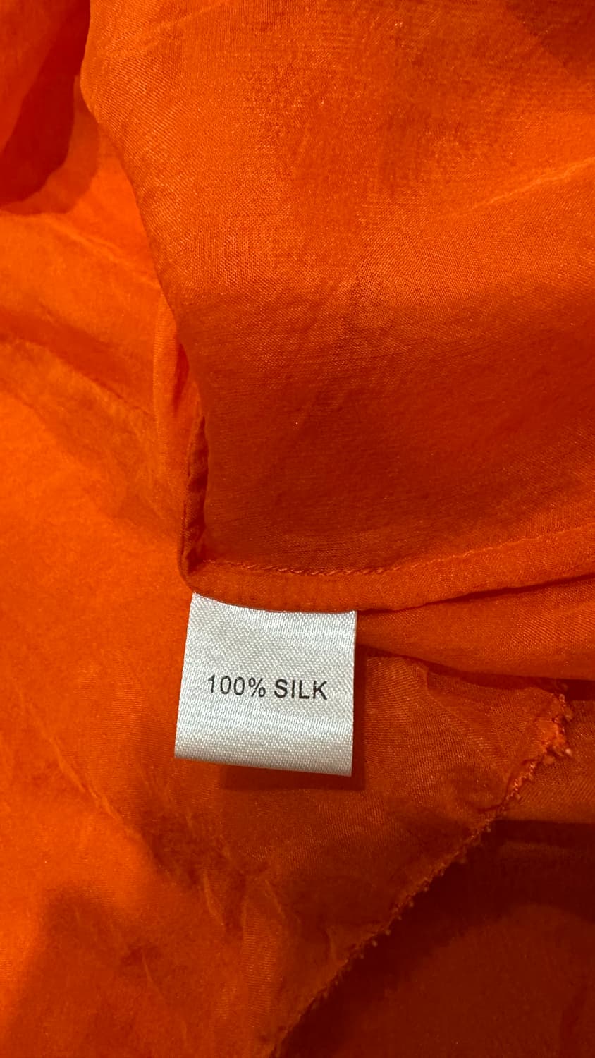 끌로에 See by Chloé 오렌지 실크 민소매 탑 40 정품 상품이미지4
