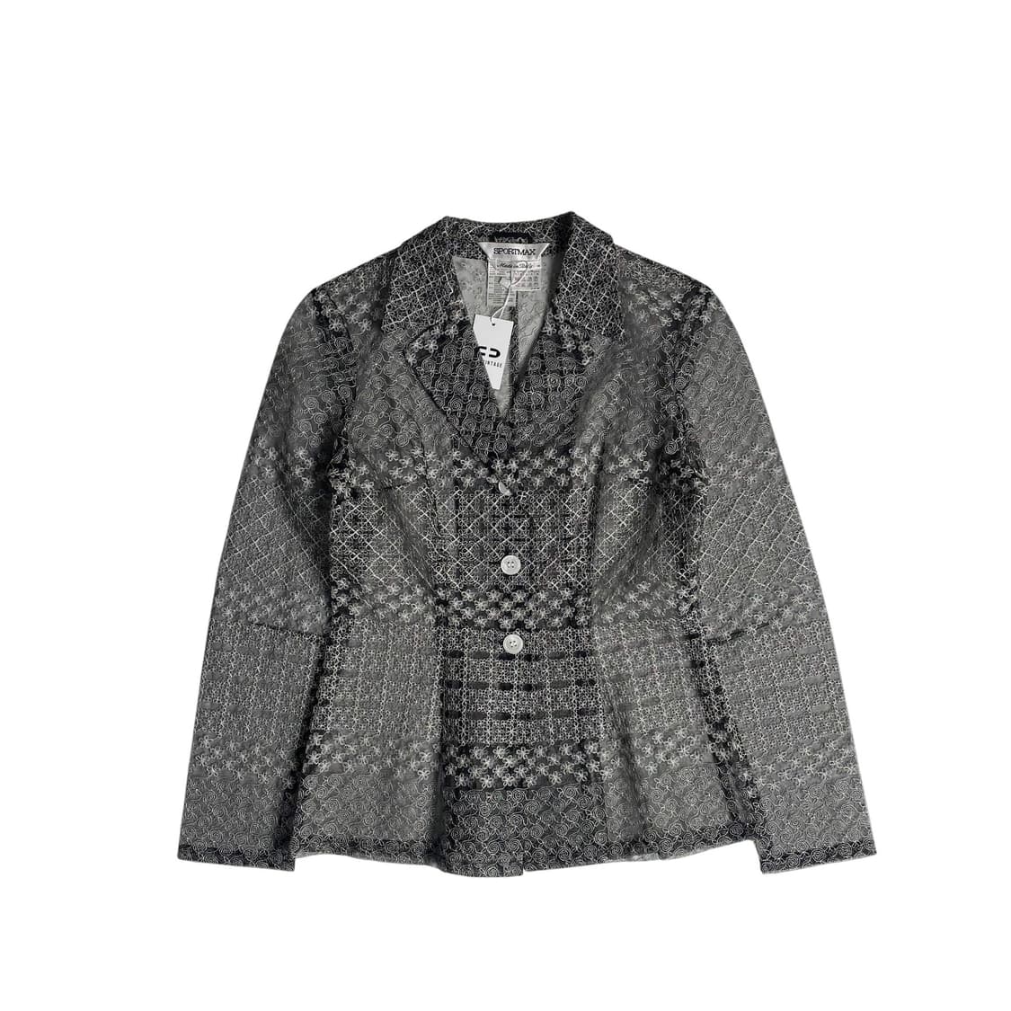 Sportmax 플라워 스티치 시스루 자켓 (italy)  상품이미지1