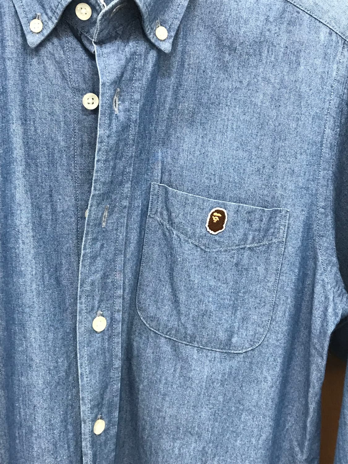 베이프 A BATHING APE Chambray Shirt 상품이미지10