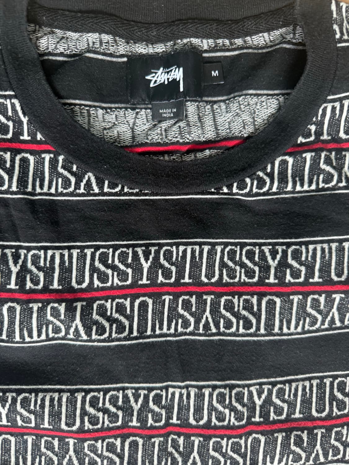 스투시 레터링 스트라이프 반팔  상품이미지3