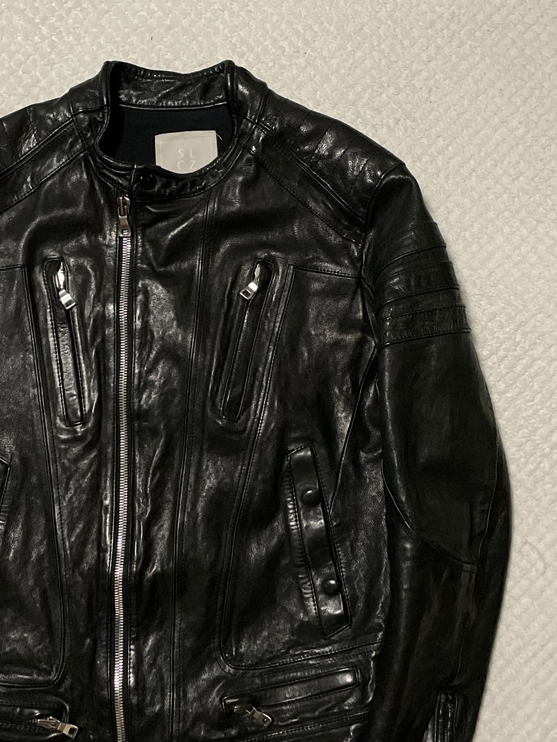 셀렉티즘 웨스턴 무드 램스킨 양가죽 레더 자켓 상품이미지3