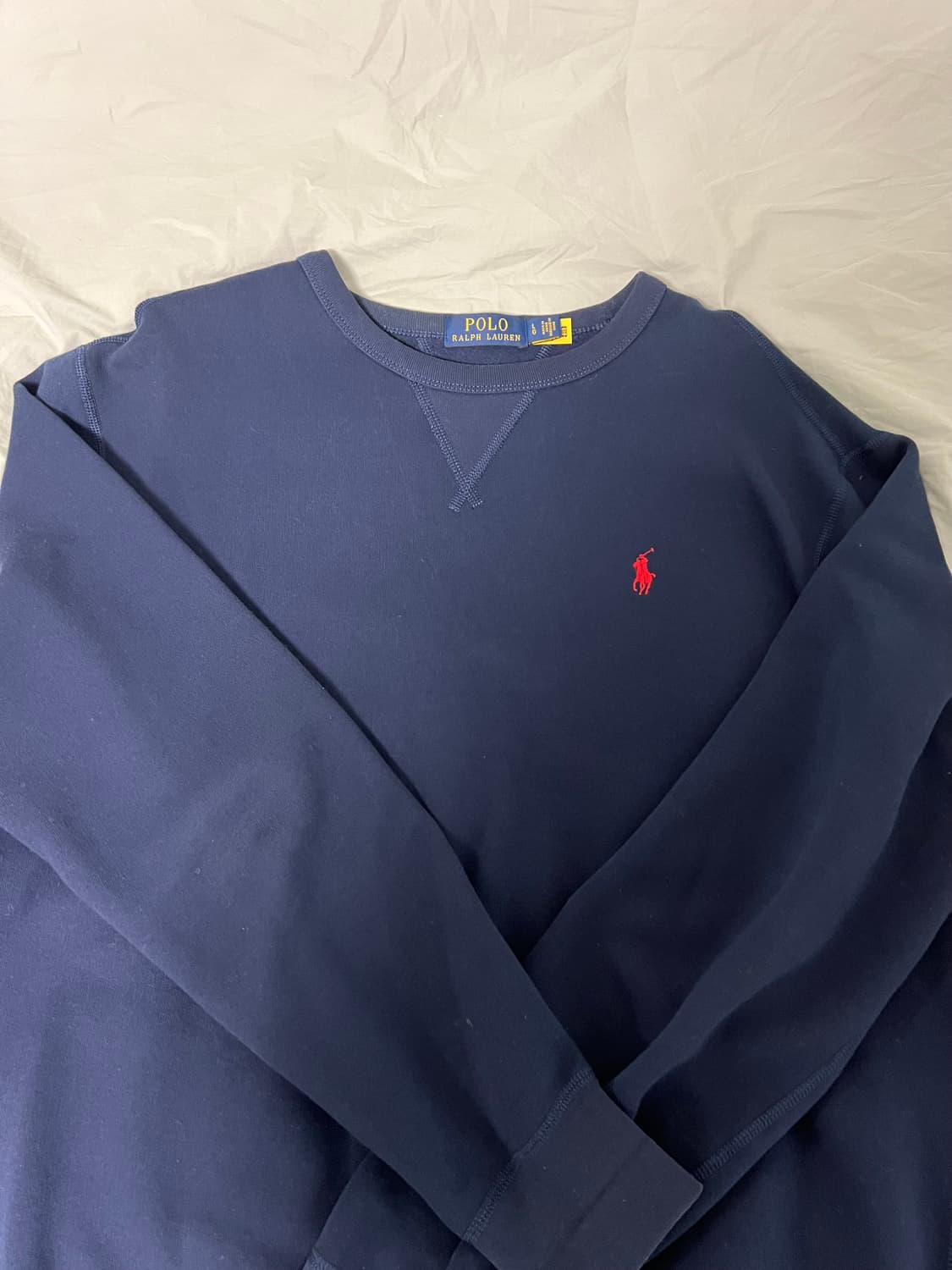 RL 플리스 스웨트셔츠 Polo Ralph Lauren 네이비 (L) 상품이미지1