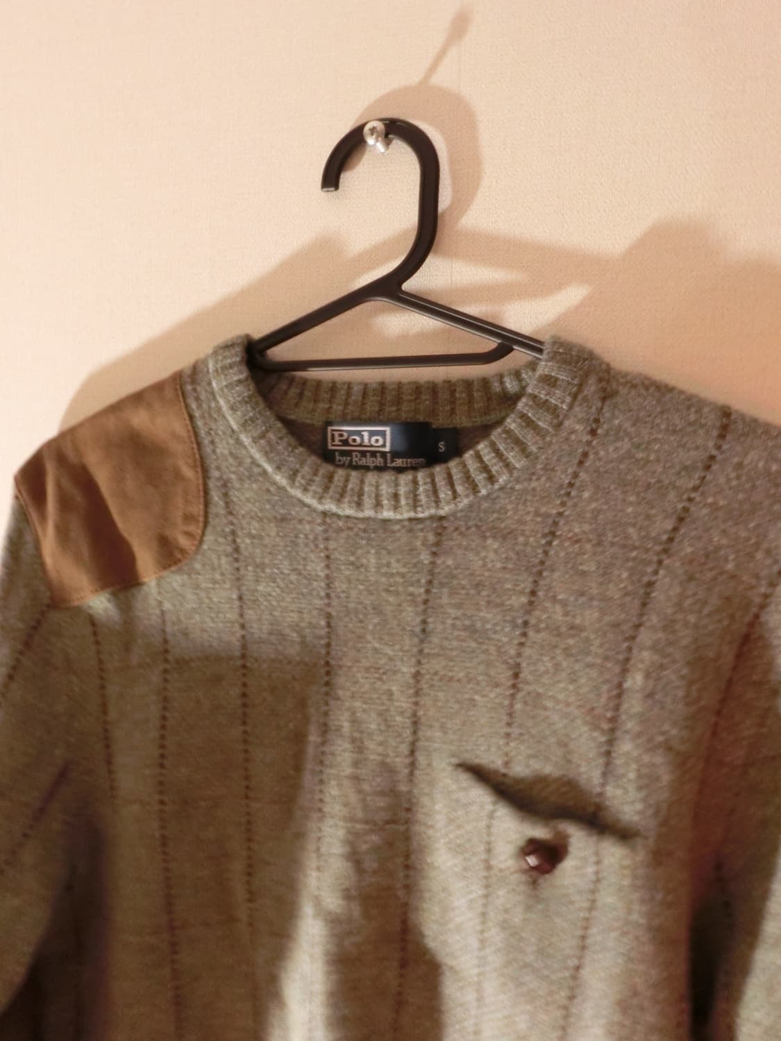 폴로 랄프로렌 패치 울 니트 상품이미지3