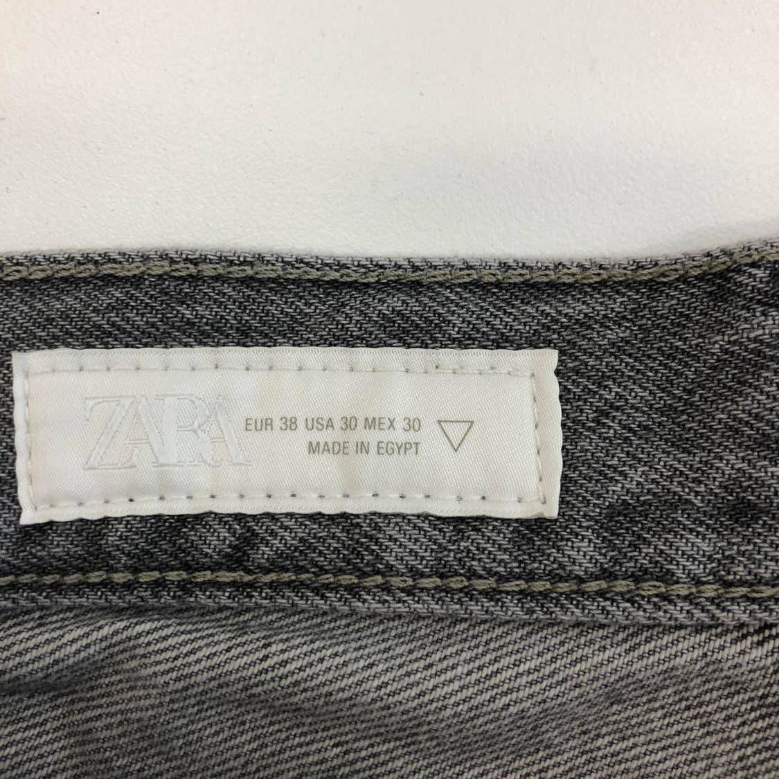 자라 벌룬 와이드 그레이데님진 30 인치 상품이미지5