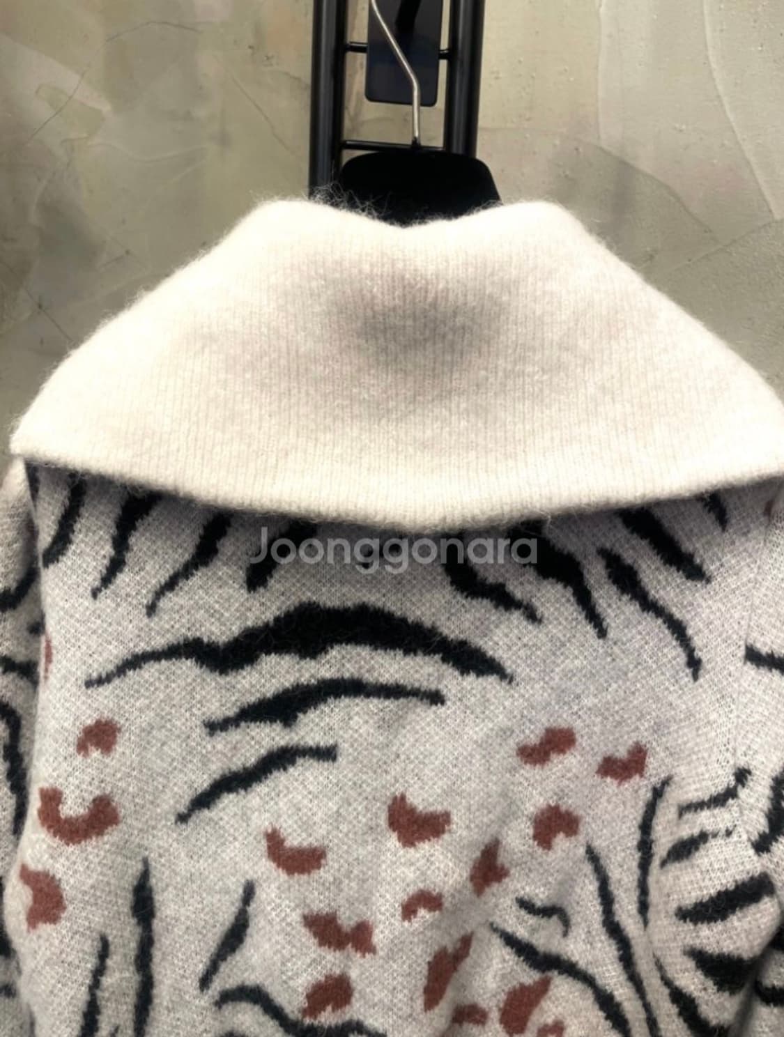 드리스반 노튼 알파카 크롭 점퍼 55~66 상품이미지6