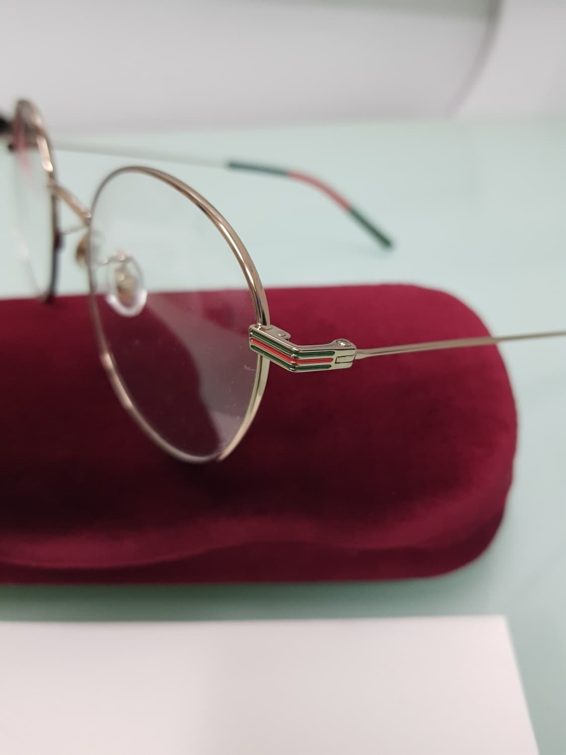 새상품 풀구성)구찌 남녀골드안경테 (초경량) 상품이미지4