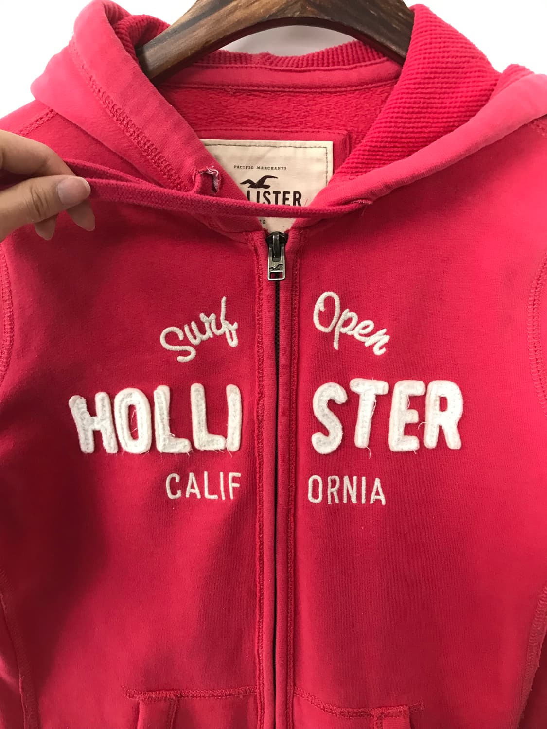 홀리스터 y2k 와투케 찐핑 후드집업 상품이미지4