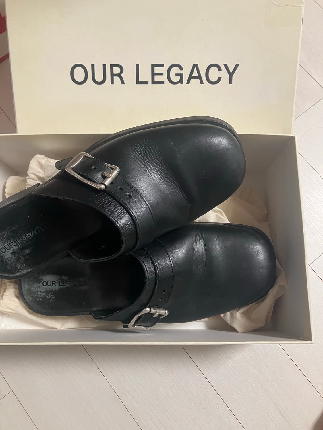 아워레가시 카미온 뮬 블랙 43 상품이미지1