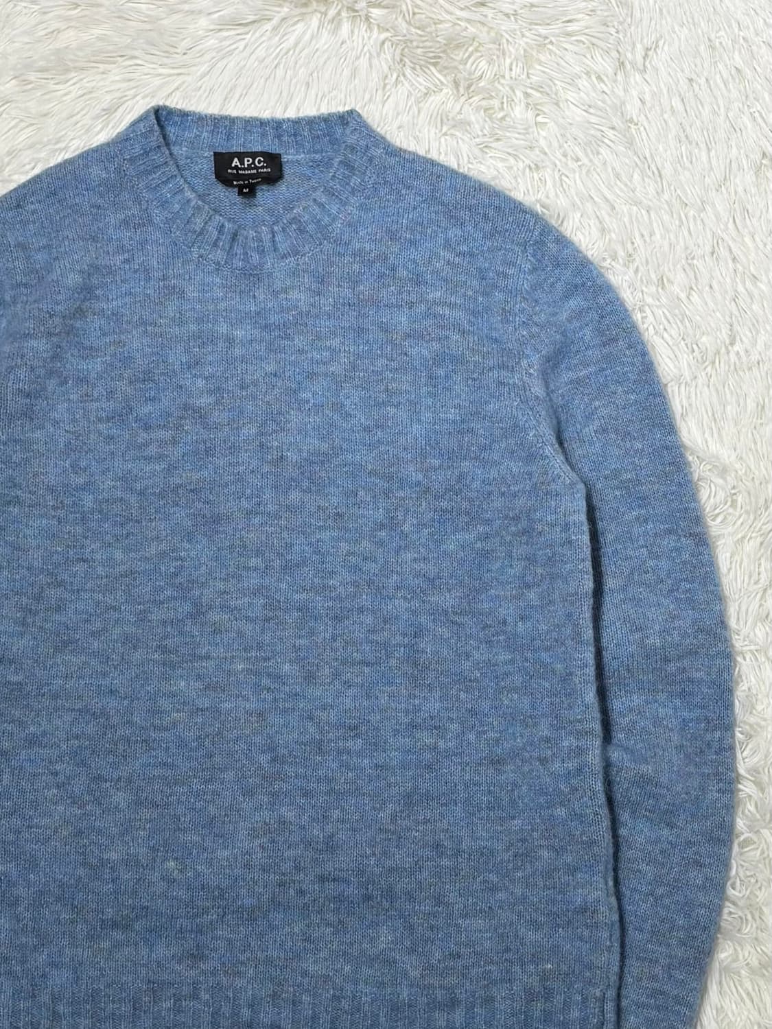 아페쎄 루카스 베이비블루 울 니트 상품이미지5