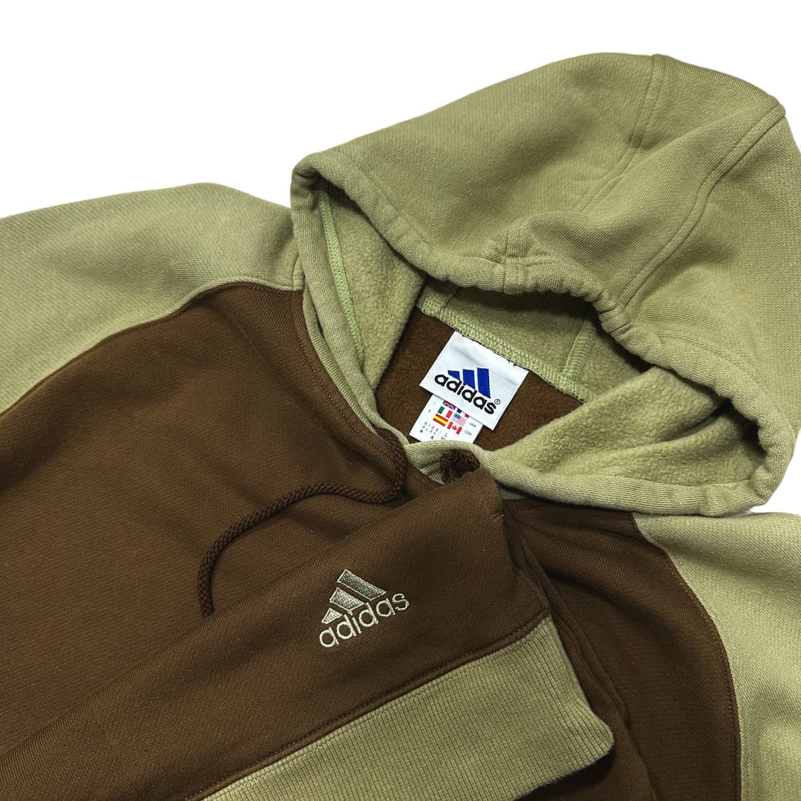 Adidas 아디다스 올드스쿨 배색 후드티 상품이미지4