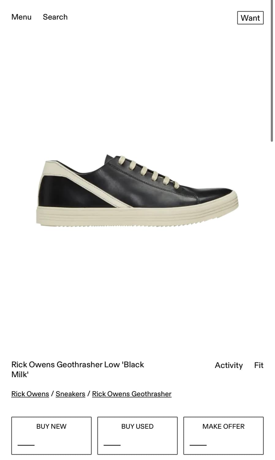 릭오웬스 스니커즈 상품이미지10