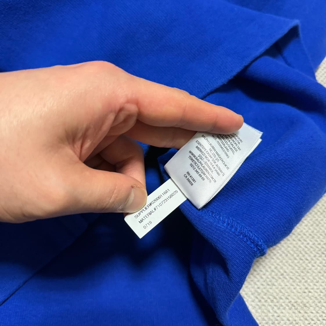 폴로 랄프로렌 하프집업 맨투맨 상품이미지5