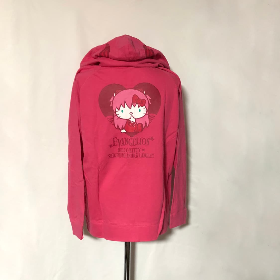 에반게리온 아스카 키티 후드 집업 레드 상품이미지5
