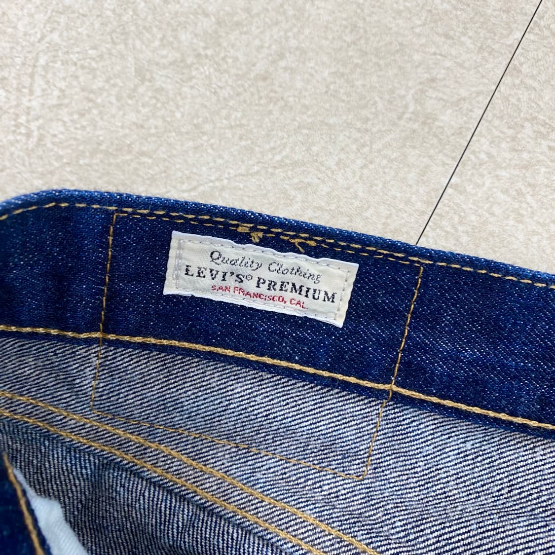 리바이스 프리미엄 빅E 501 진청 데님 진(34) 상품이미지10