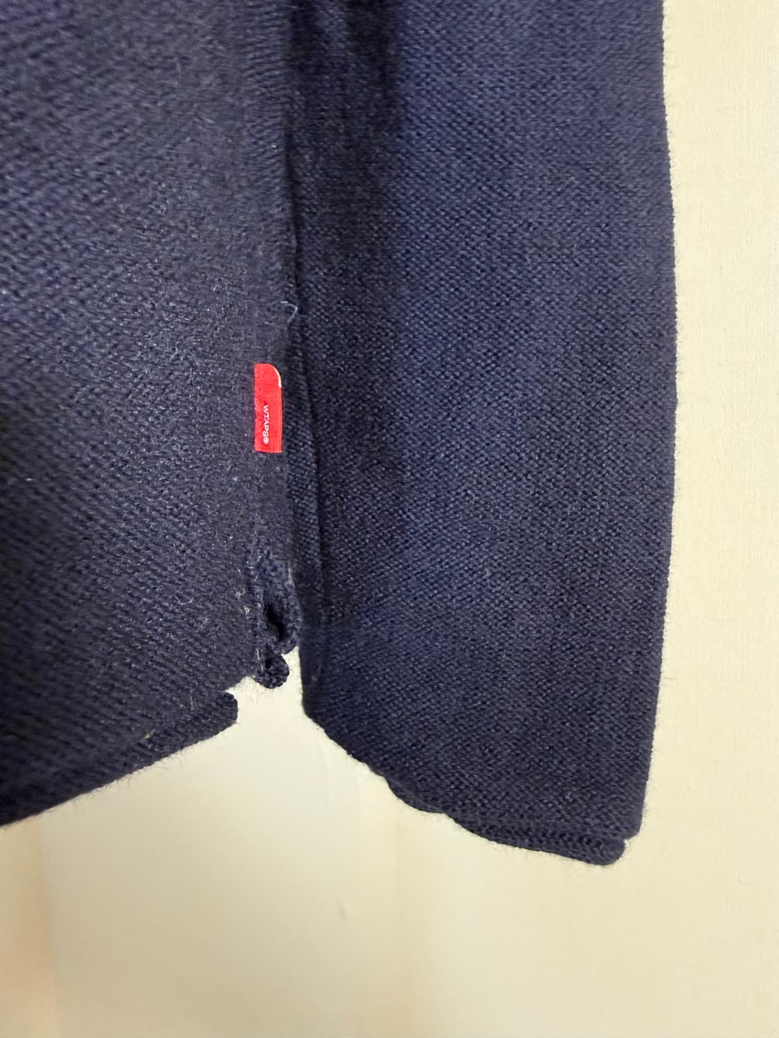 WTAPS AVANT 울 니트 02 네이비 / Made in Japan 상품이미지4