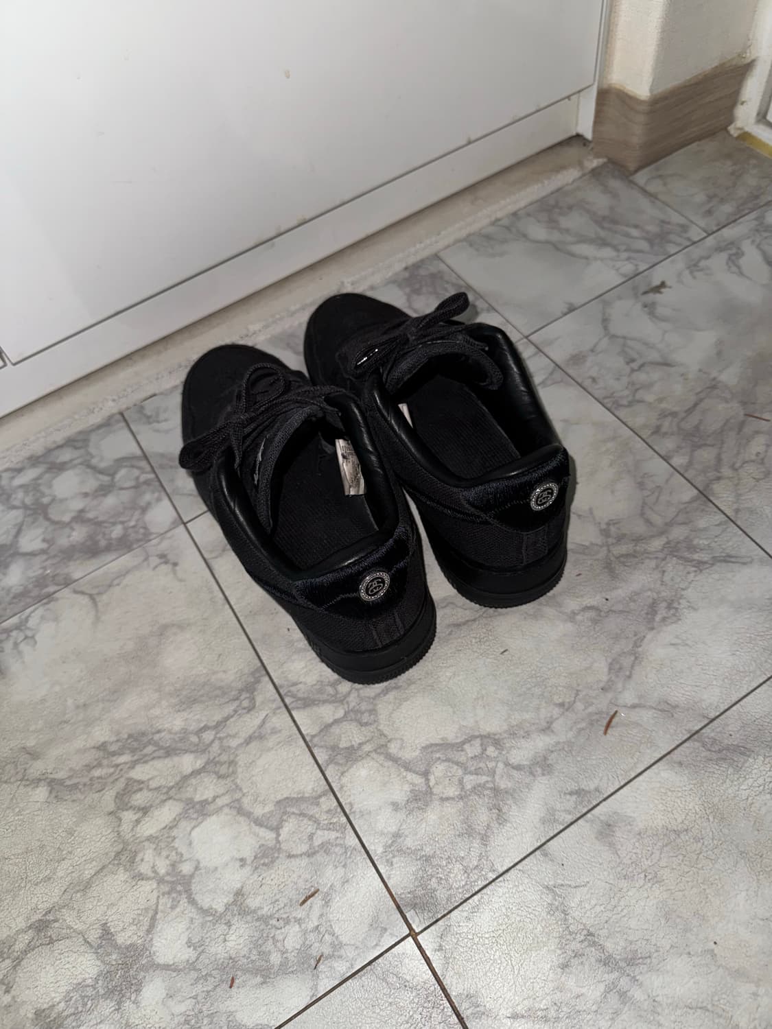 나이키 x 스투시 에어포스 1 로우 트리플 블랙 265 상품이미지3