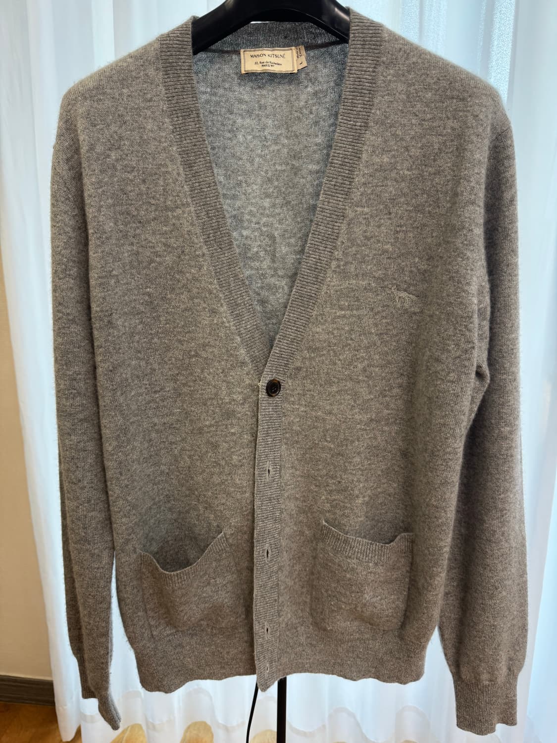 키츠네 캐시미어 100% 가디건 (L) 상품이미지1