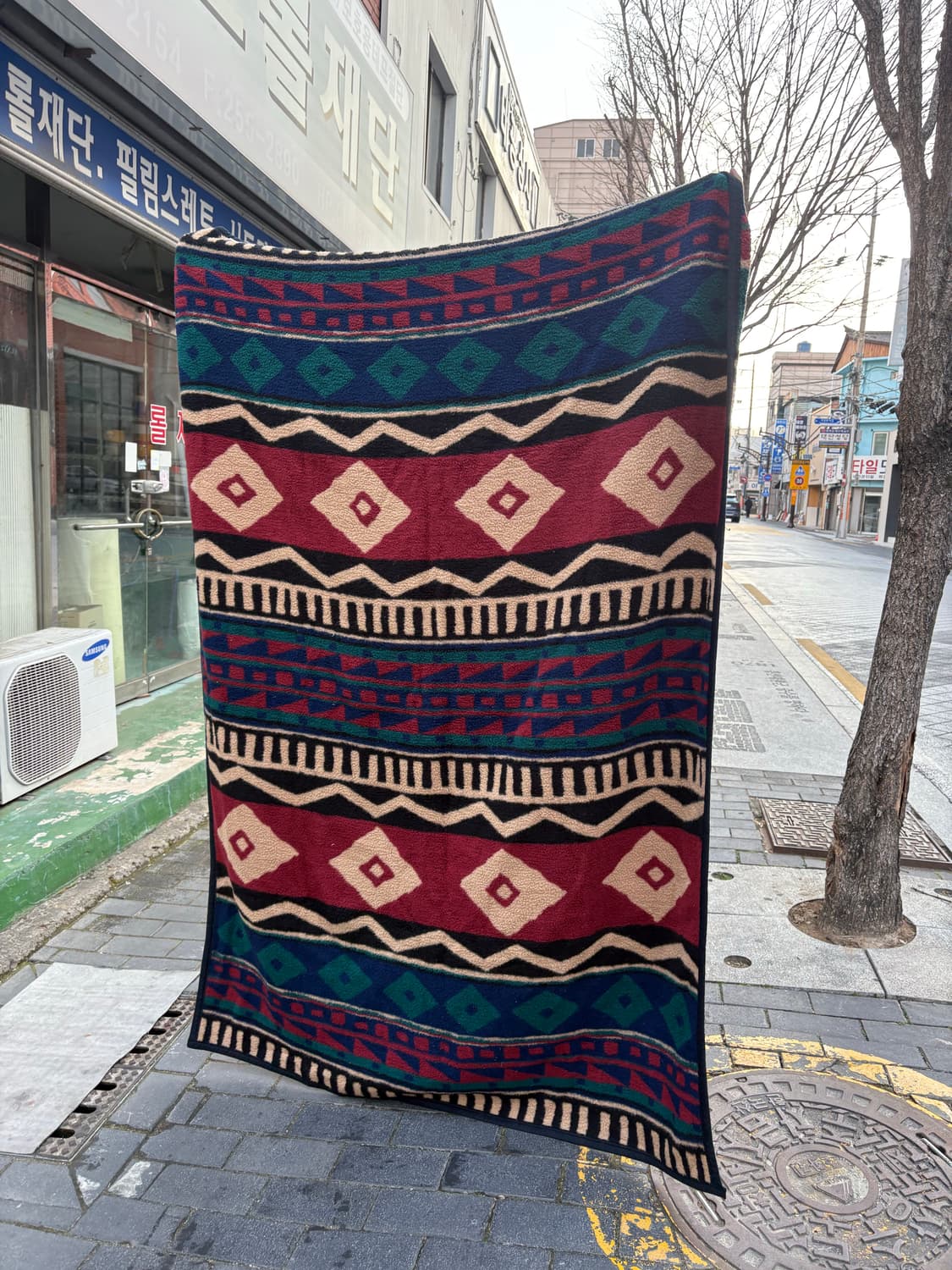 80s 알파카울 나바호 블랭킷 상품이미지1