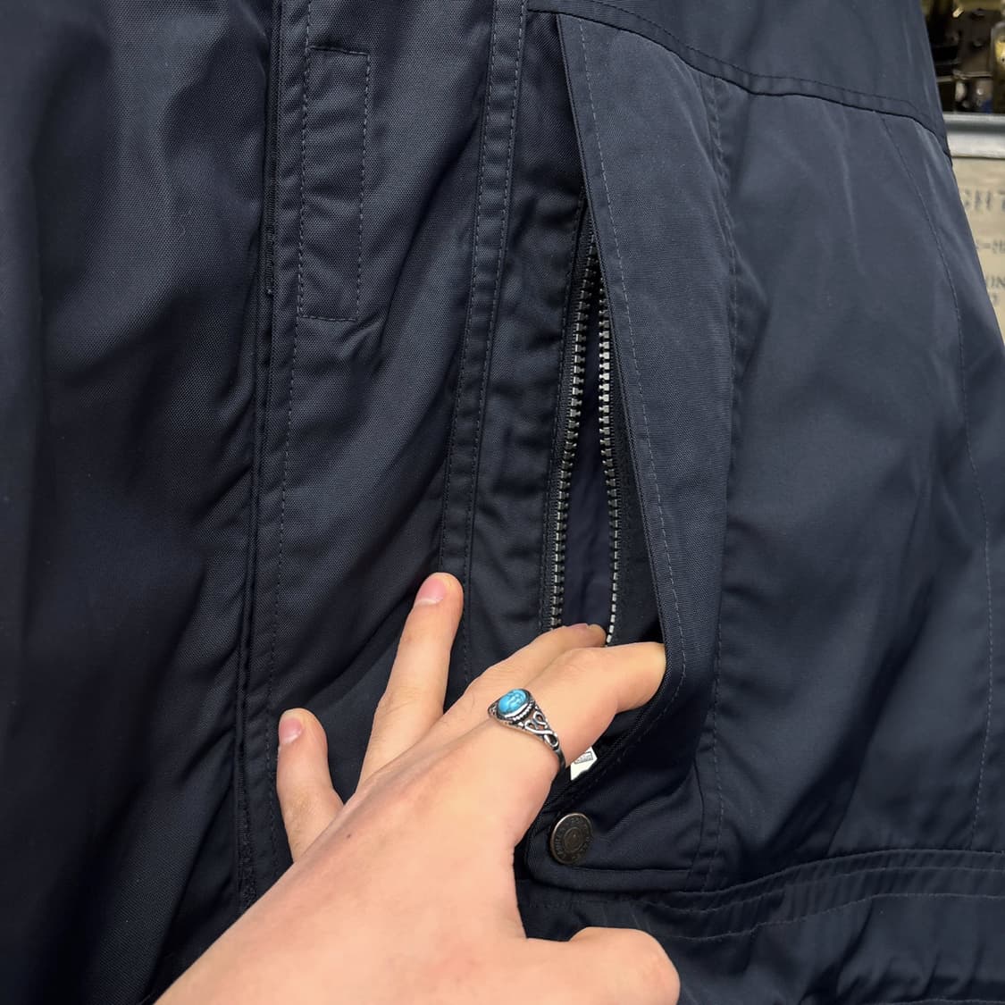 90s 폴로랄프로렌 나일론 쉘 테크니컬 다운 패딩 파카 N167  상품이미지5