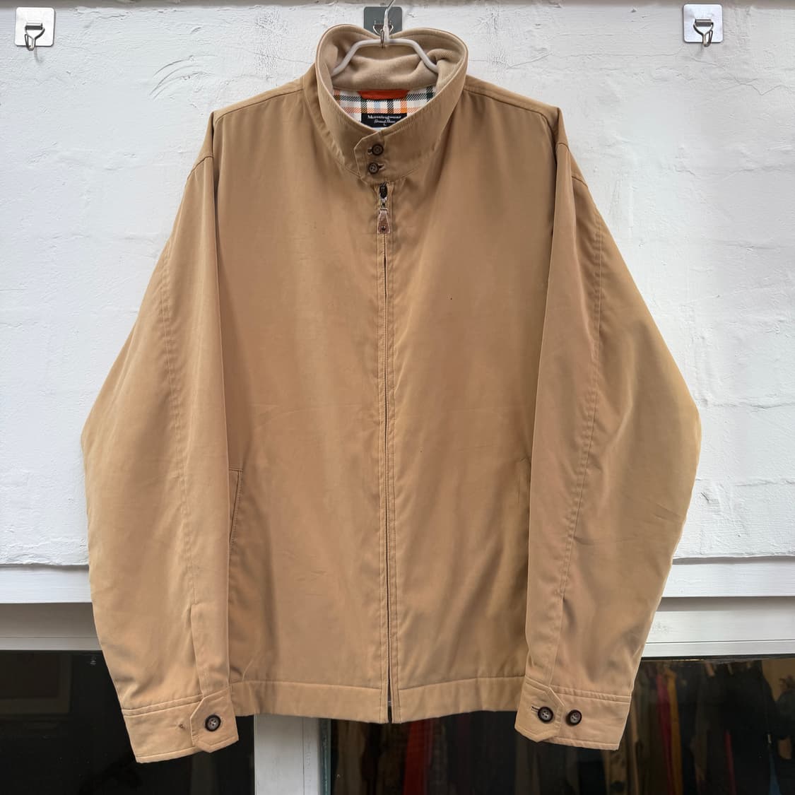 Munsingwear 먼싱웨어 그랜드슬램 체크 라이너 스윙 자켓 L 상품이미지1