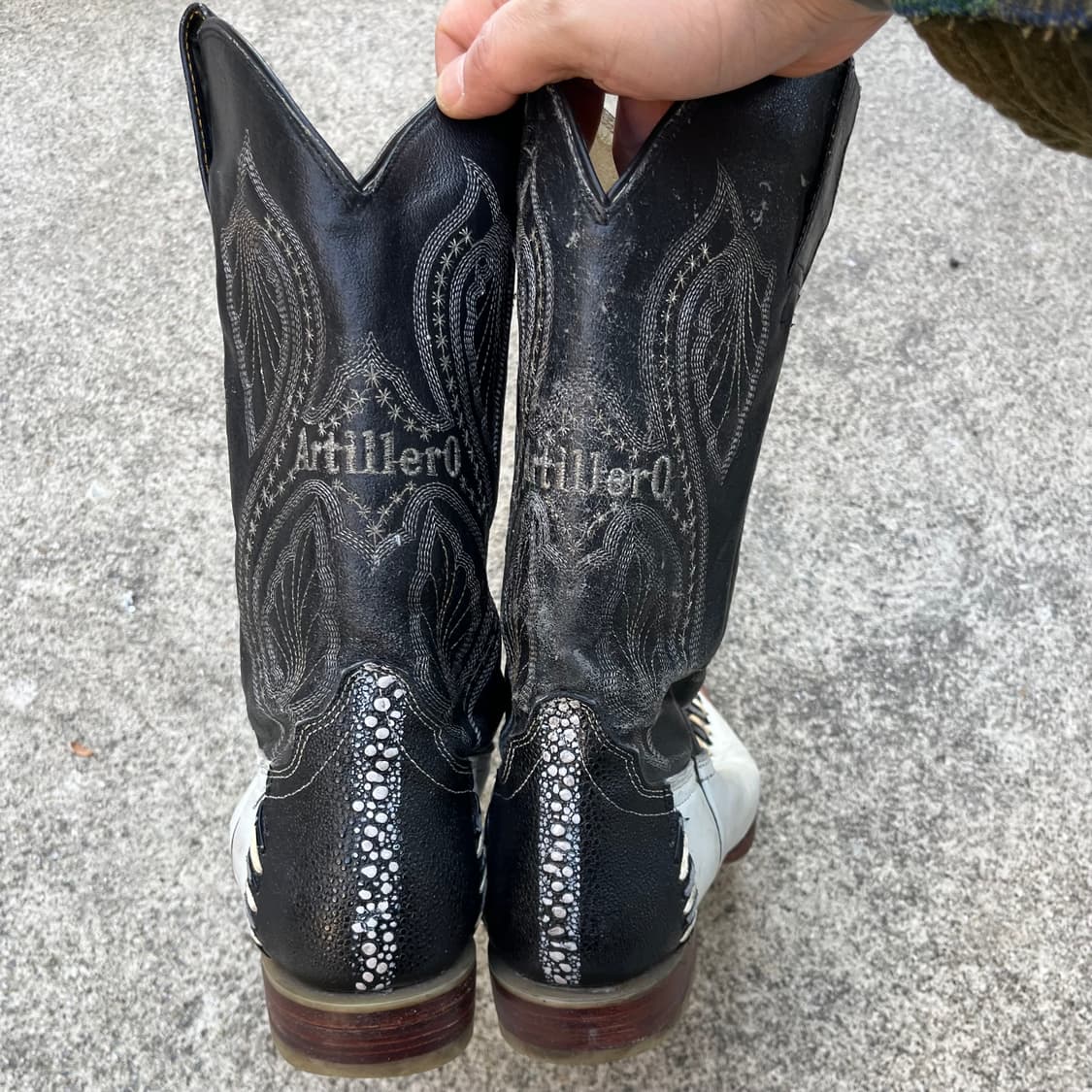 빈티지 멕시칸 웨스턴 부츠 (265) 상품이미지7