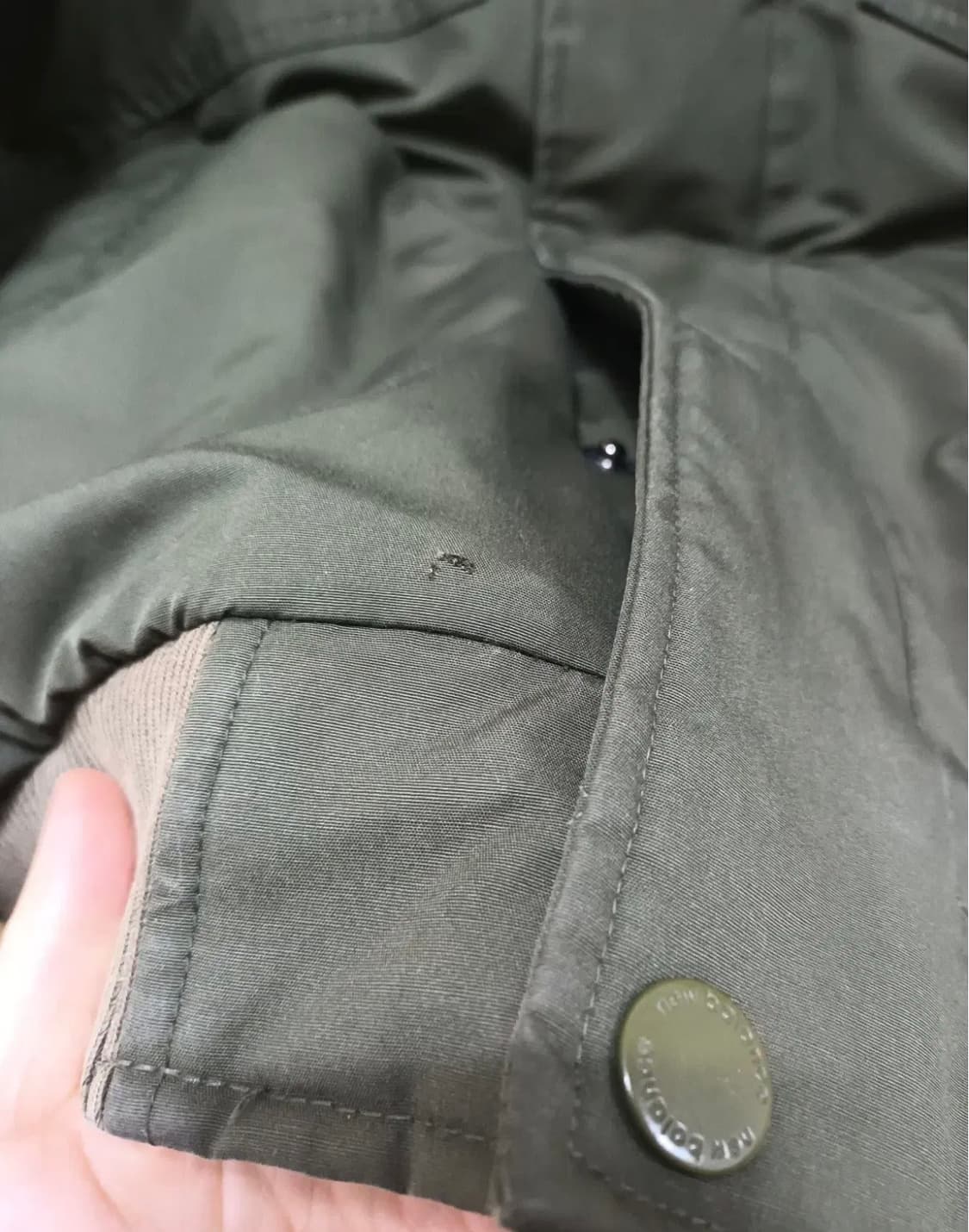 뉴발란스 남성 카키 덕다운패딩  후드패딩점  상품이미지5