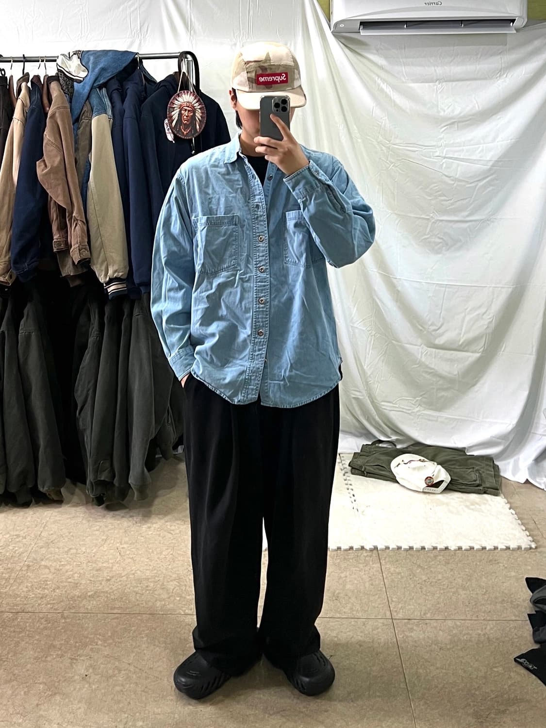 할리데이비슨 데님 셔츠 상품이미지4