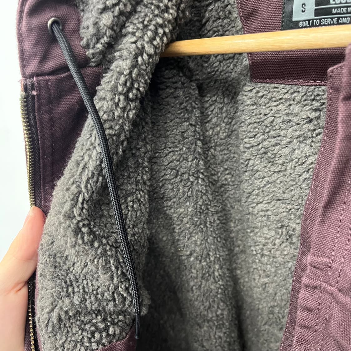 칼하트 액티브 쉐르파 후드 짚업 공용s 상품이미지5