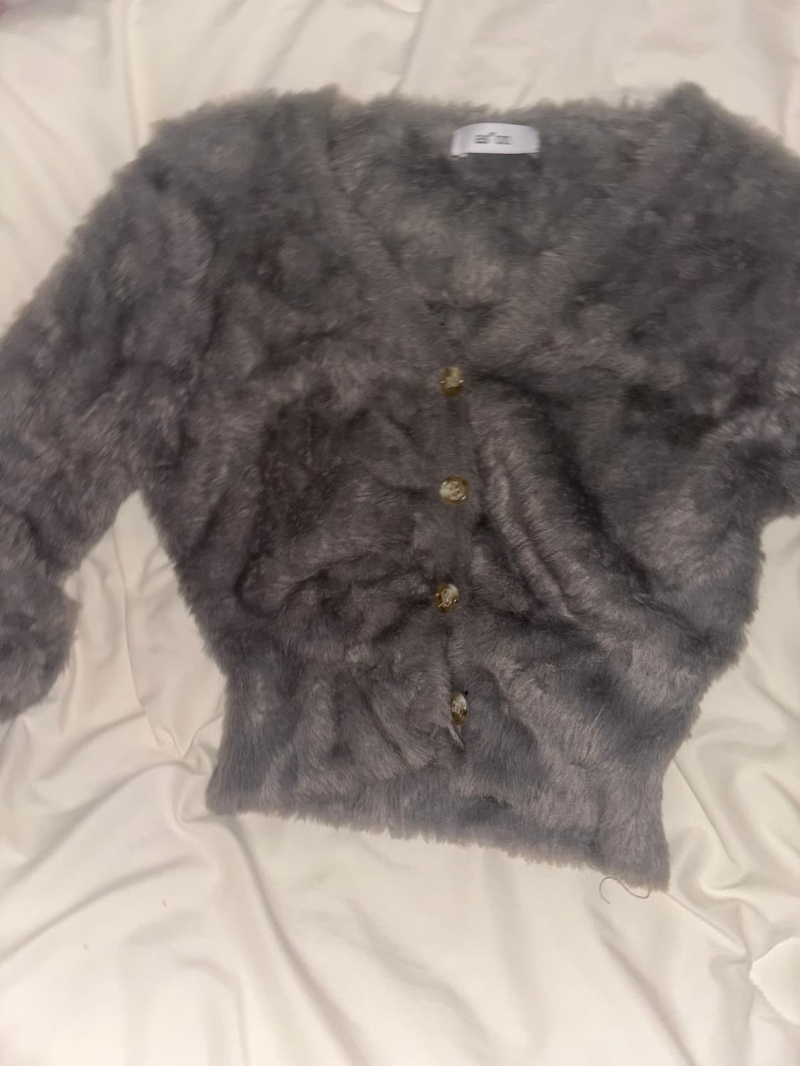 애즈온 퍼가디건 상품이미지2