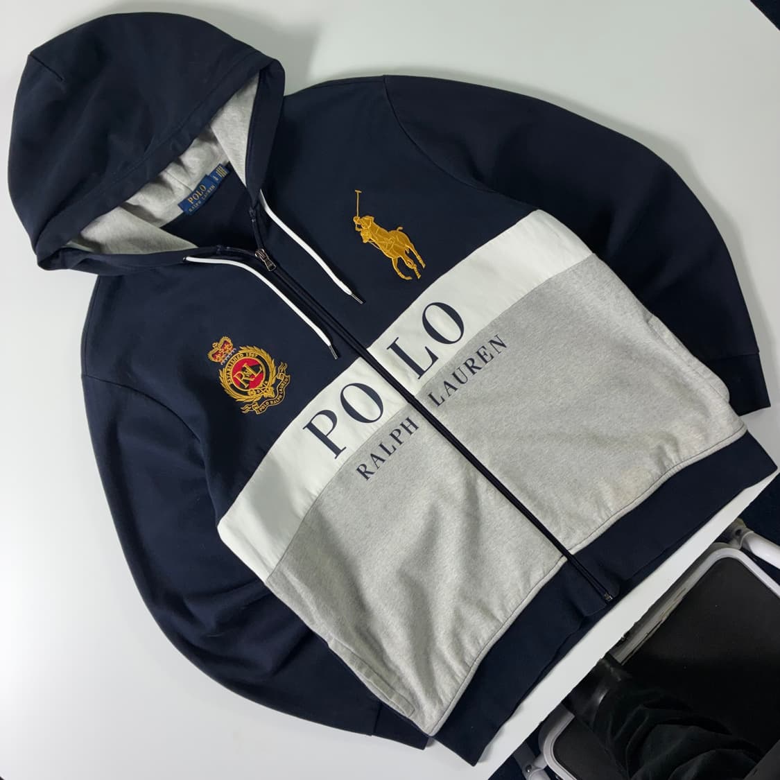 Polo  폴로 랄프로렌 빅포니 치프키프 코튼 네이비 후드집업  상품이미지2