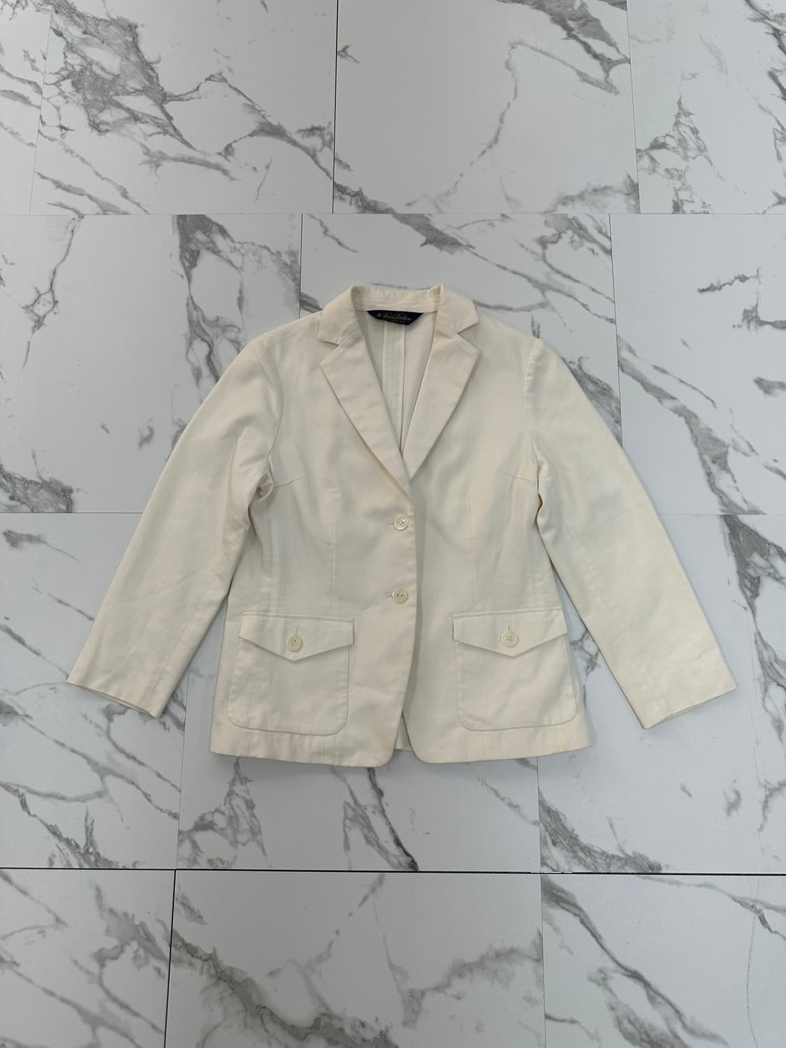 브룩스브라더스 화이트 투버튼 자켓 상품이미지1