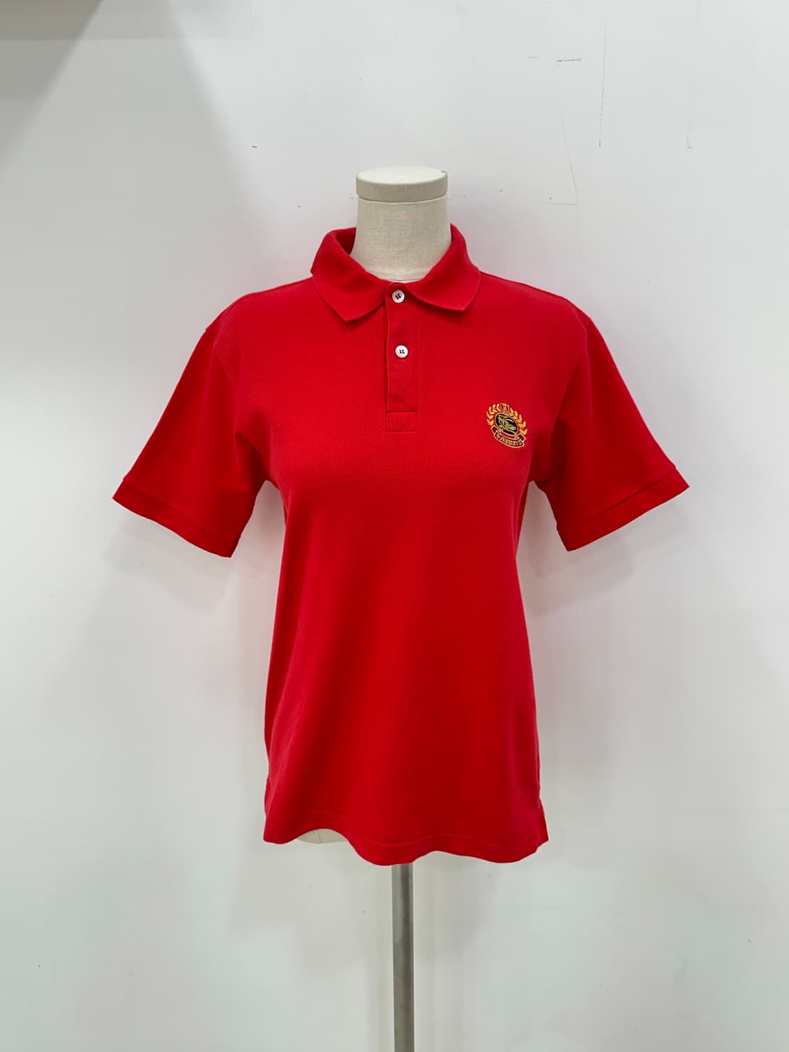 버버리 여성 레드 반팔 상품이미지1