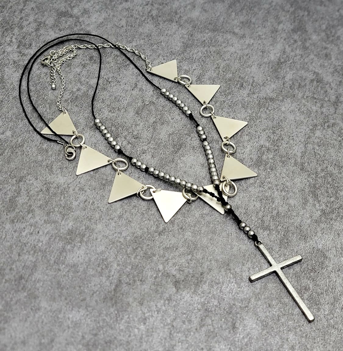 cross necklace set 상품이미지1