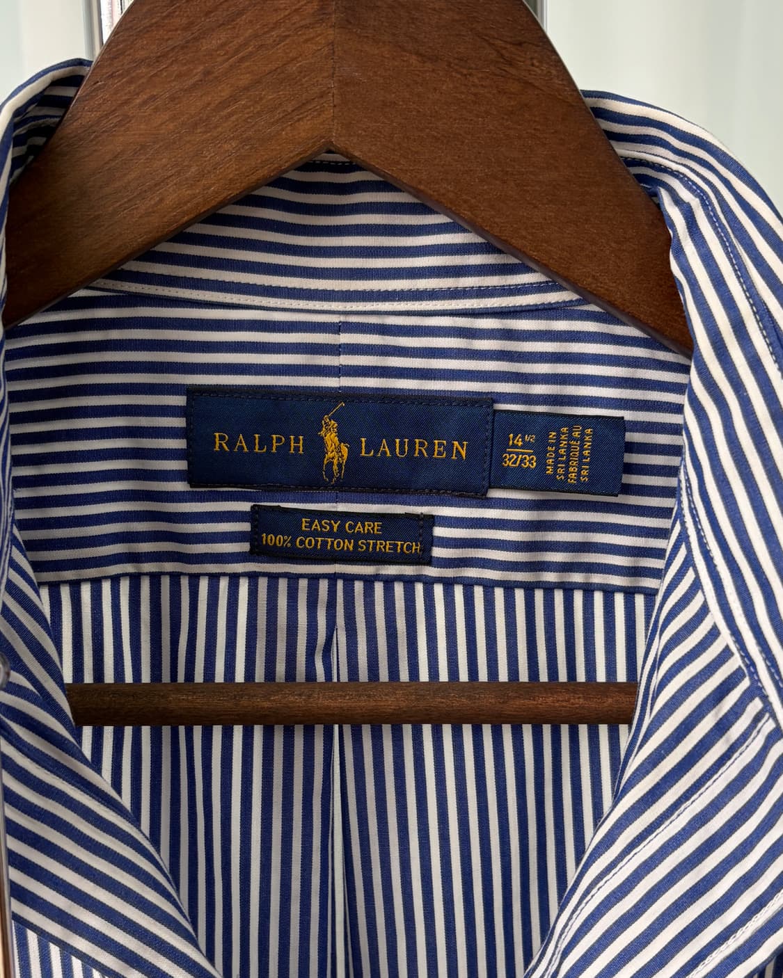 [M]폴로 랄프로렌 이지케어 포플린 스트라이프 셔츠 상품이미지8