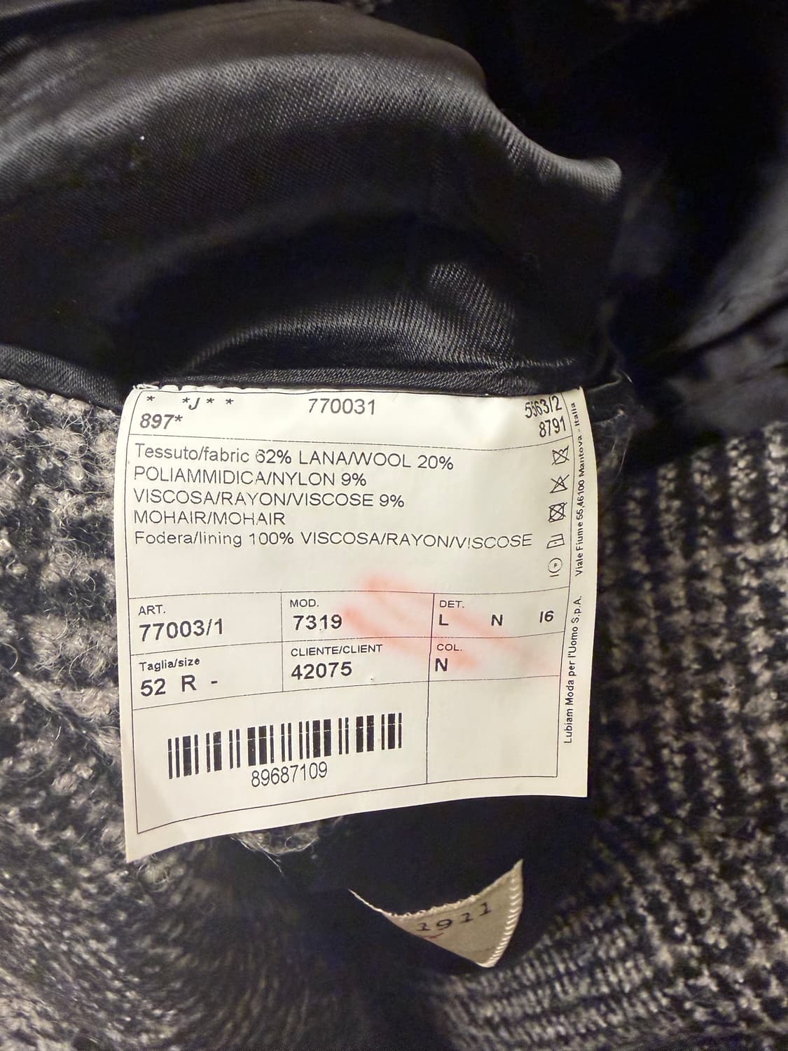 L.B.M 1911 체크 코트 상품이미지5