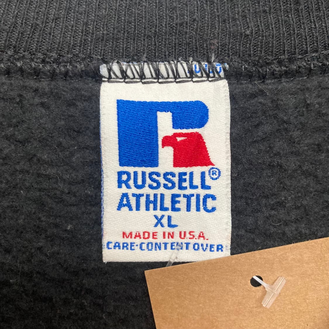 90‘s 러셀 블랙 스웻셔츠(Made in USA) 상품이미지5