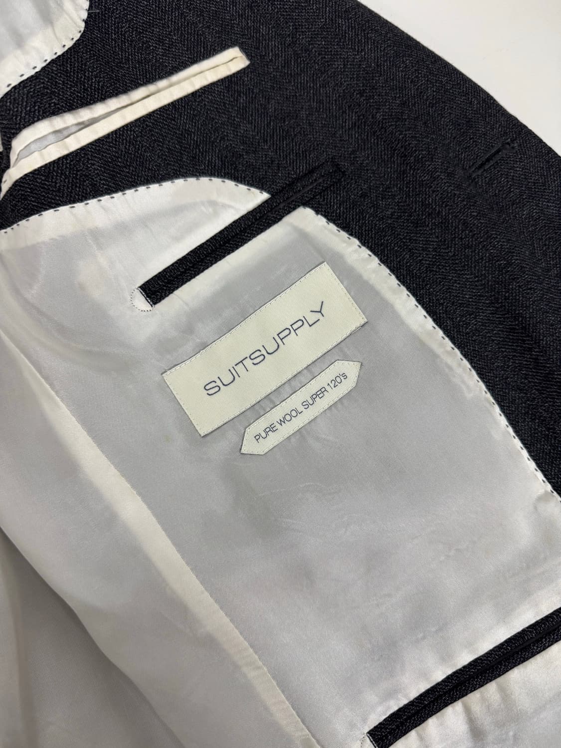 수트서플라이 E.THOMAS 120수 다크그레이 셋업 수트 48 상품이미지6