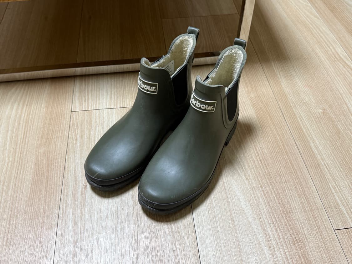 Barbour 레인부츠 앵클 웰링턴 퍼안감 상품이미지2