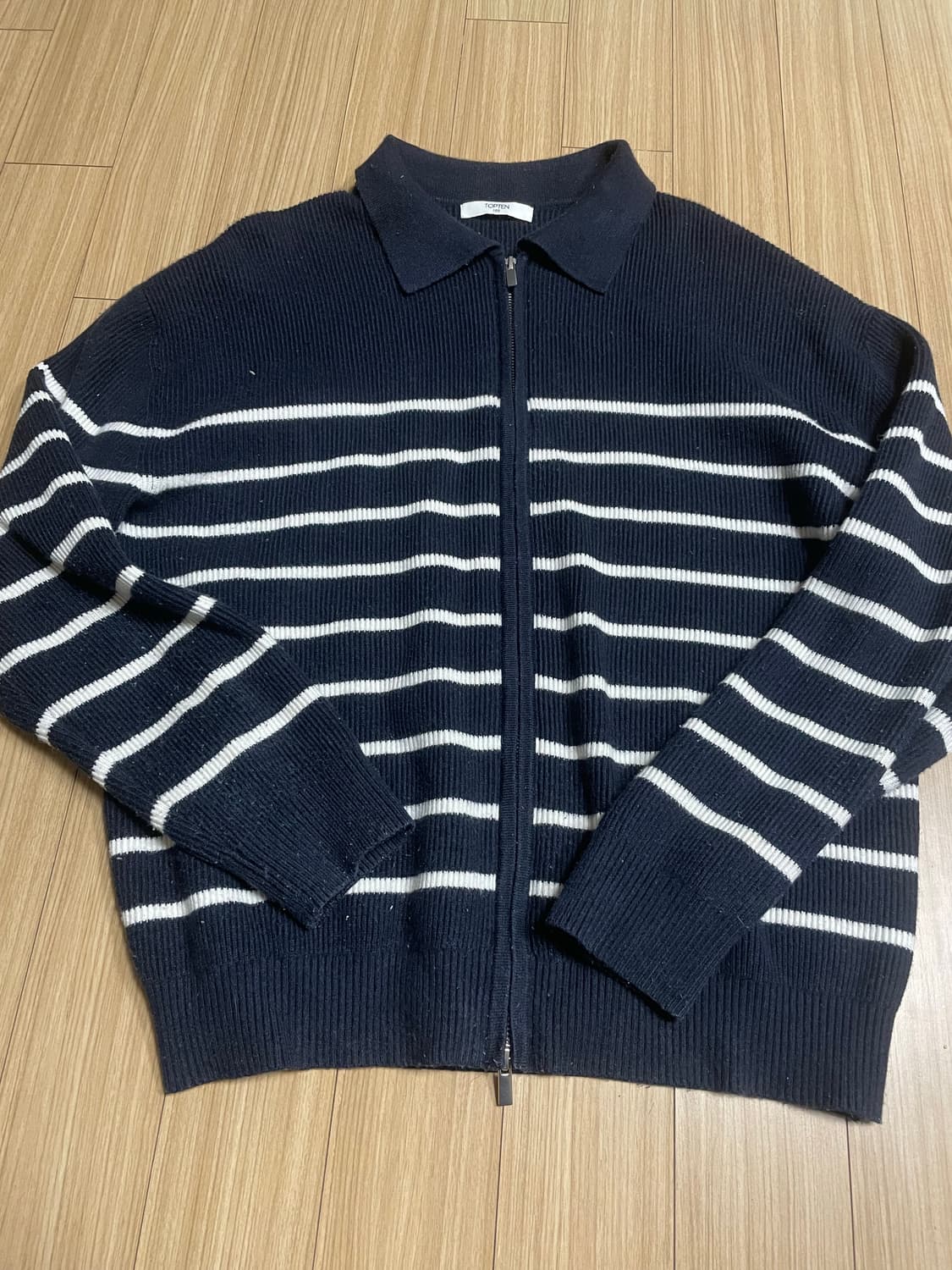 탑텐 투웨이 니트집업 상품이미지1