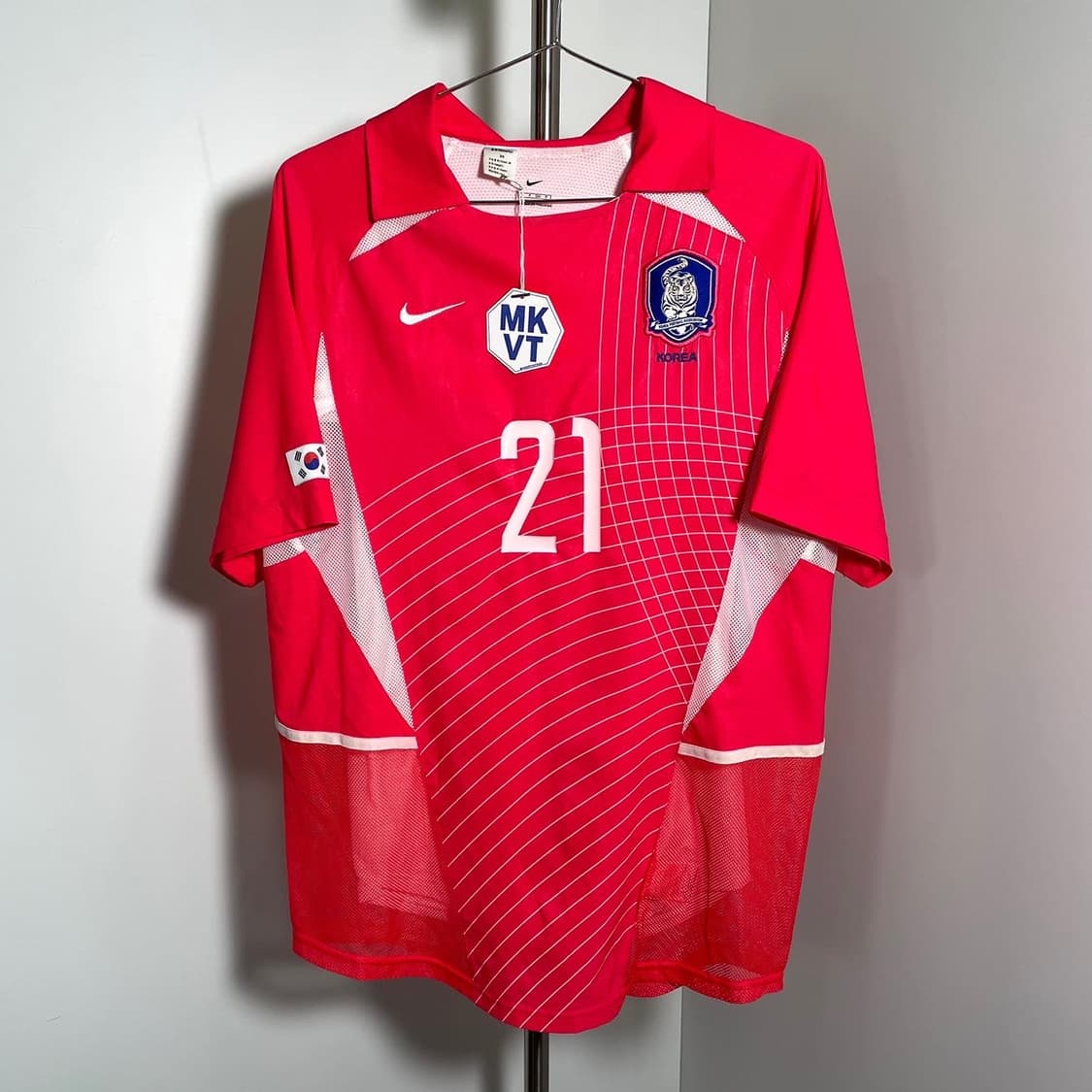 2002 월드컵 국가대표 박지성 선수용 홈 유니폼 상품이미지4