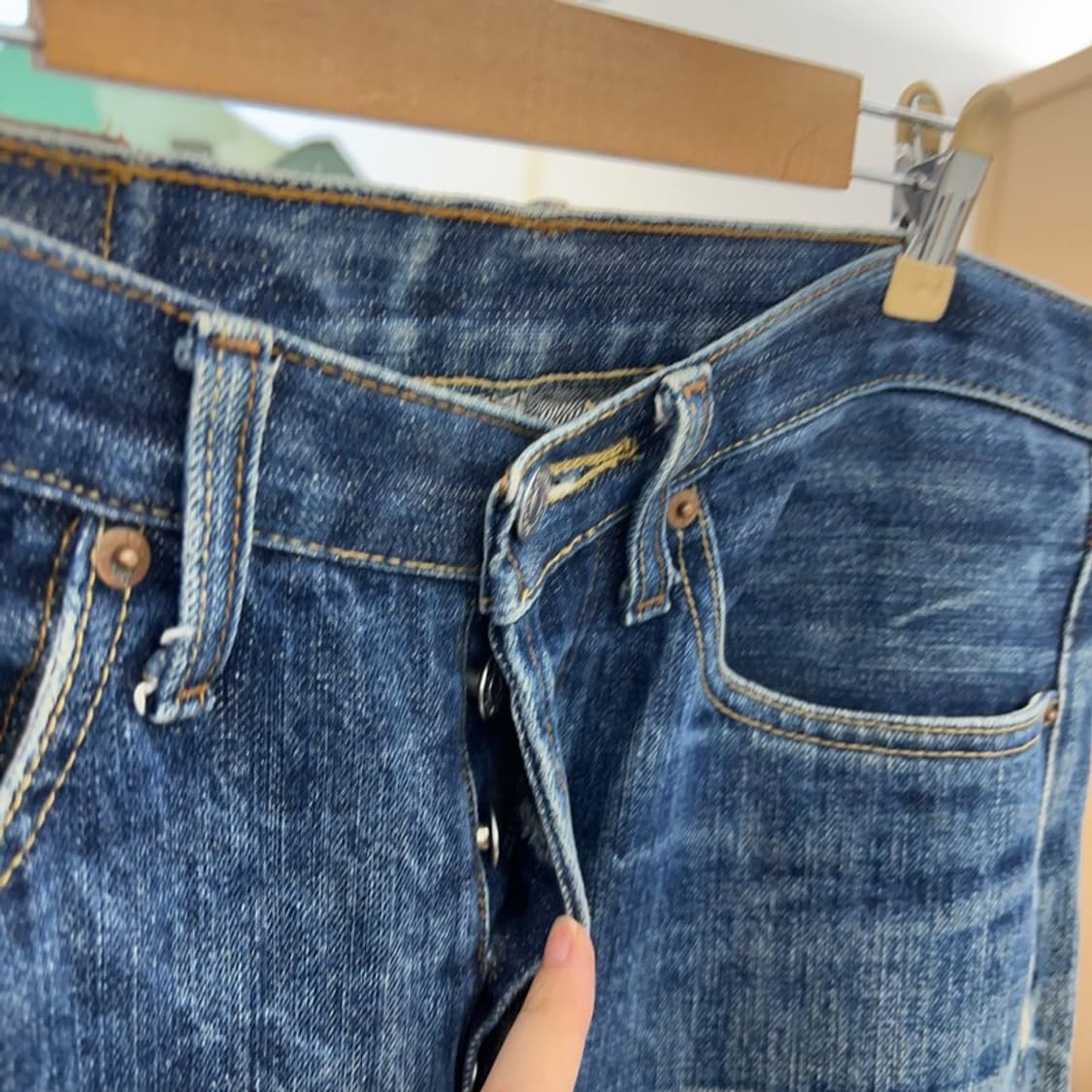 리바이스 501 빅E 셀비지 데님팬츠 청바지 32인치 C04782  상품이미지3