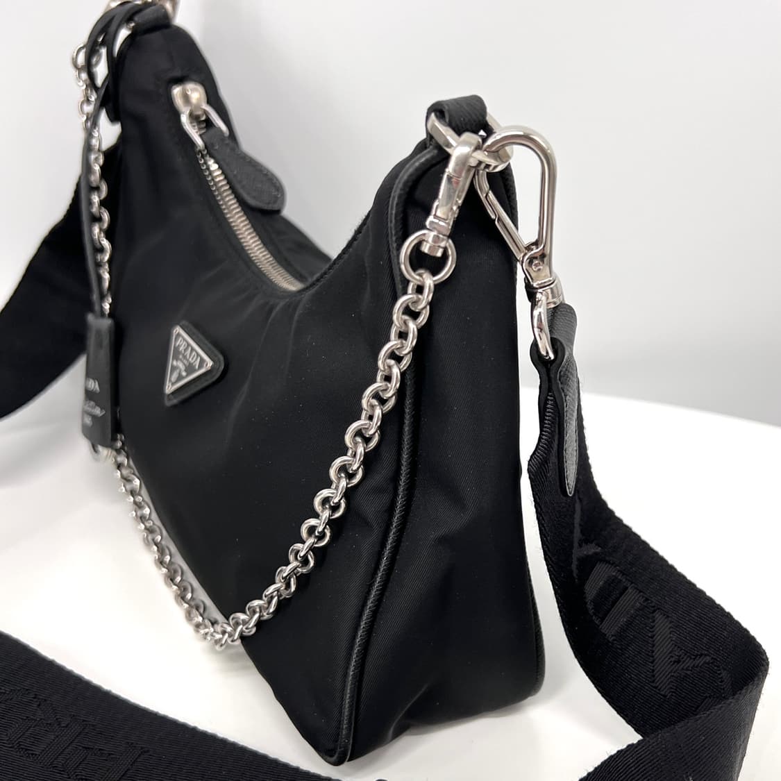 [감정완료] 프라다 나일론 멀티 테수토 호보백 크로스백  (1BH204) 상품이미지7